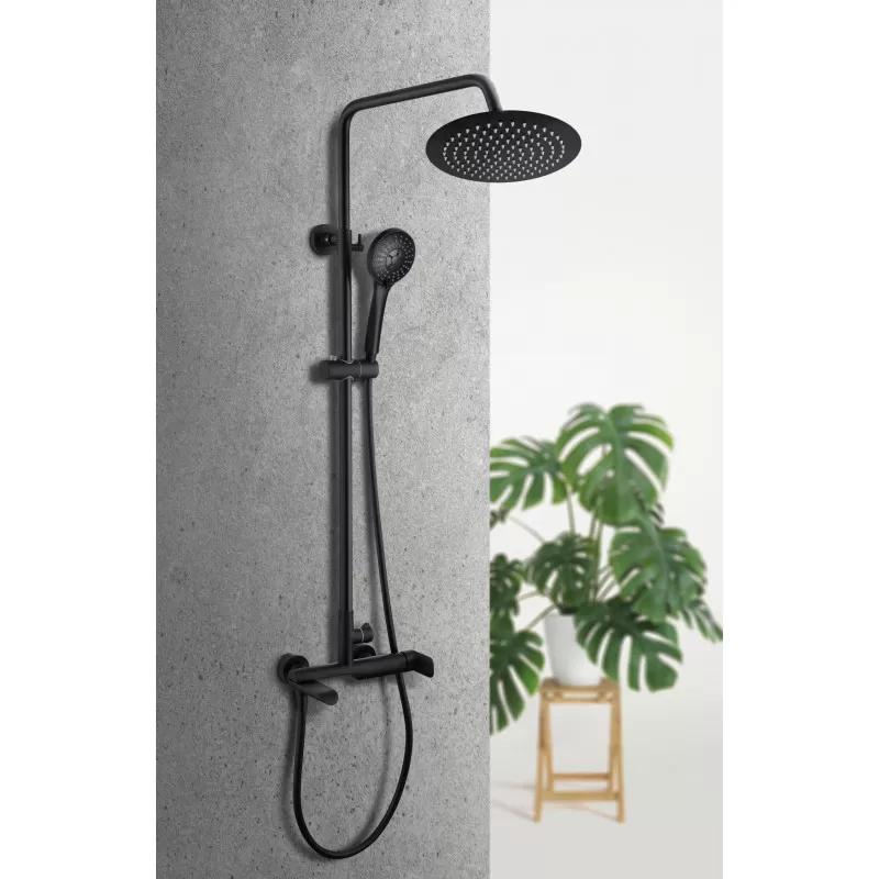 RUBINETA Tuš set Ultra-10 Crni 625123 