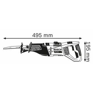 Bosch električna recipročna pila lisičji rep GSA 1100 E 