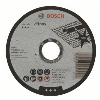 BOSCH Rezna ploča 115x1 standard za inox 