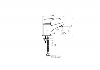Baterija za umivaonik Optima-18 
