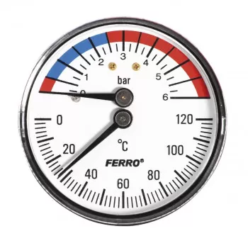 Manometar fi 63 0-10 bara ugaoni Sen Ferro 
