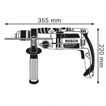 BOSCH udarna bušilica GSB 21-2 RCT 