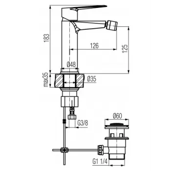 Baterija za bide Quasar 2446820 