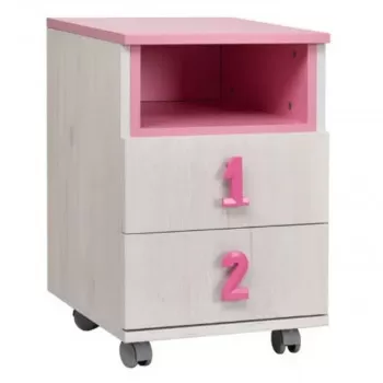 Numero komoda 2F niša Pink 