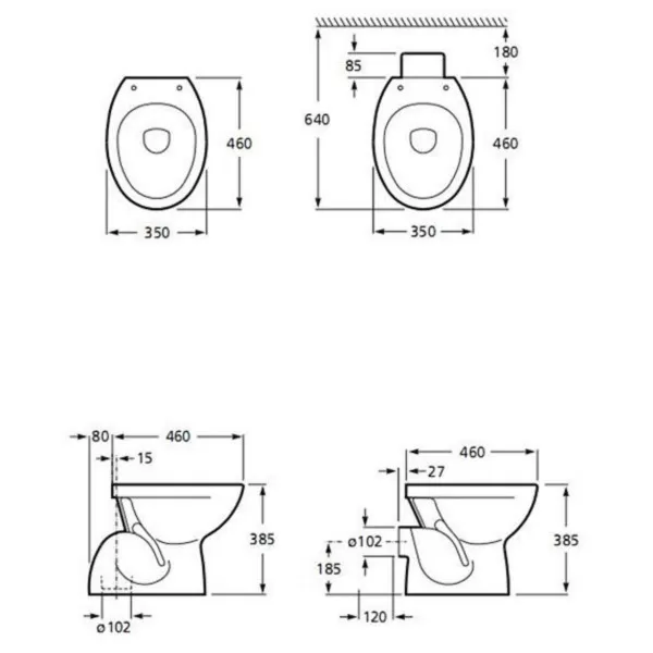 WC šolja Polo simplon 