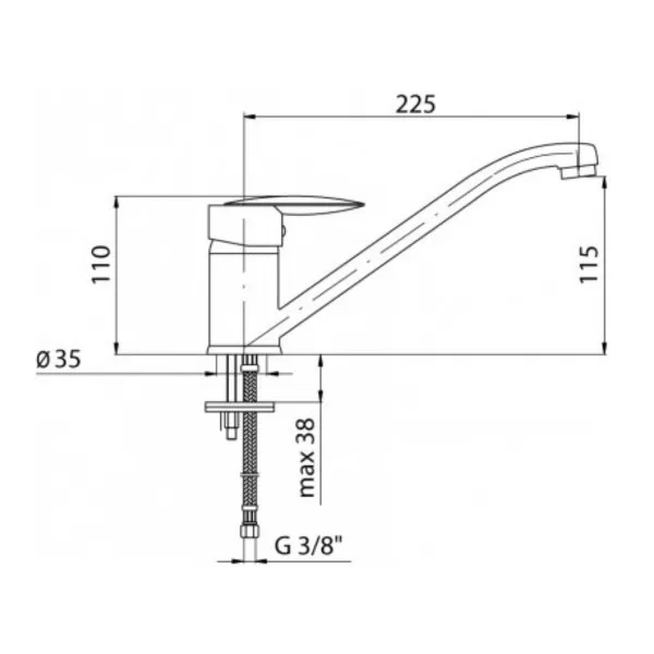 Baterija za sudoperu Delta 2450080 PC 