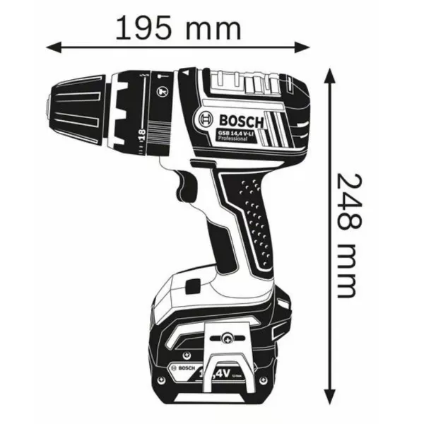 BOSCH aku udarni odvijač GSB 14.4V-Li 