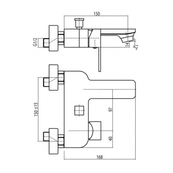 Baterija za kadu Loft 2454930 