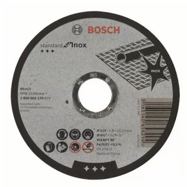 BOSCH Rezna ploča 115x1 standard za inox 