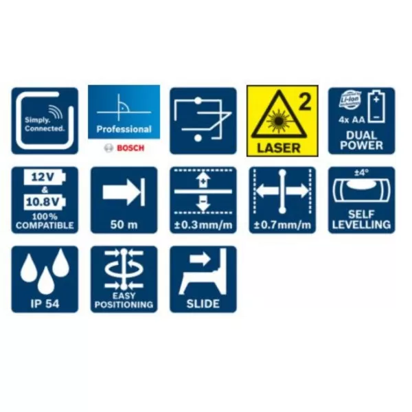 BOSCH kombinovani laser GCL 2-50 C 