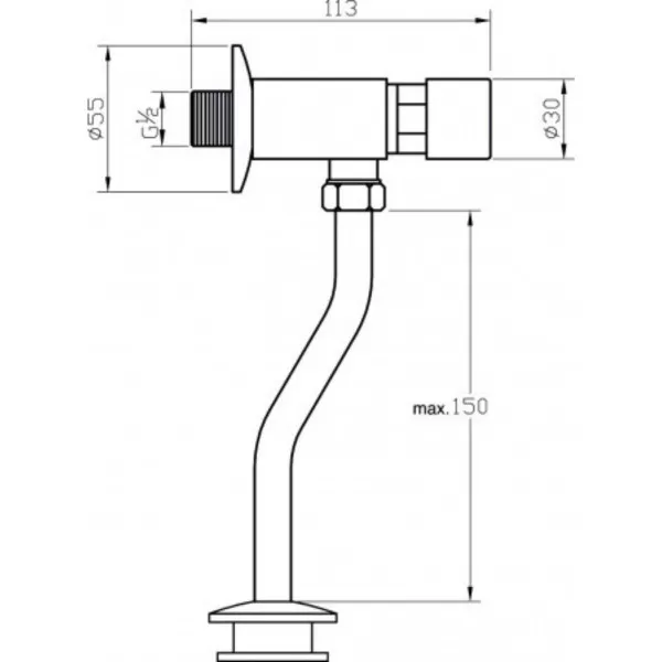 Ventil za pisoar 2452950 