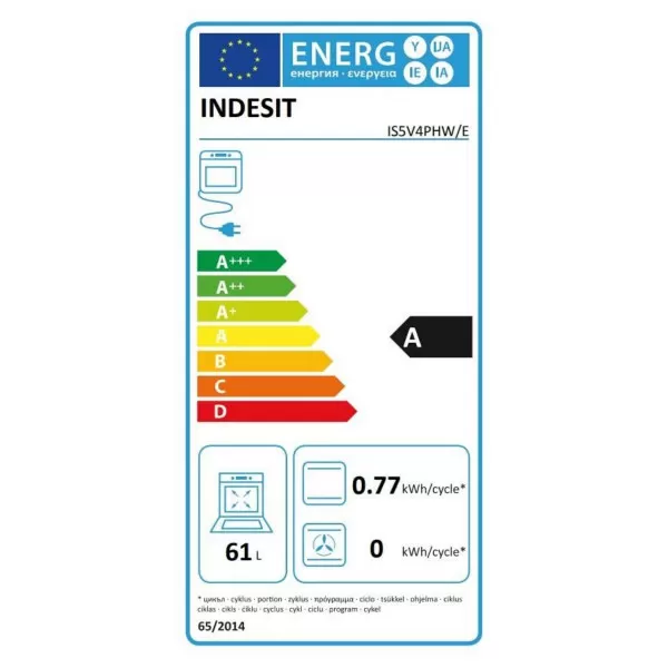 Indesit električni šporet IS5V4PHW/E 