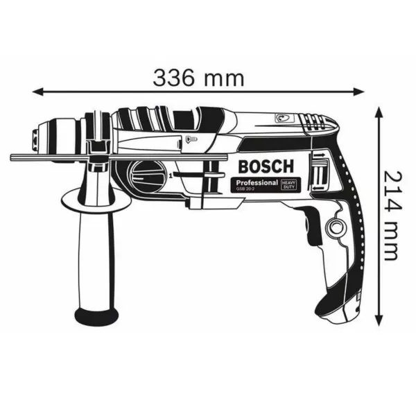 BOSCH čekić bušilica GSB 20-2 