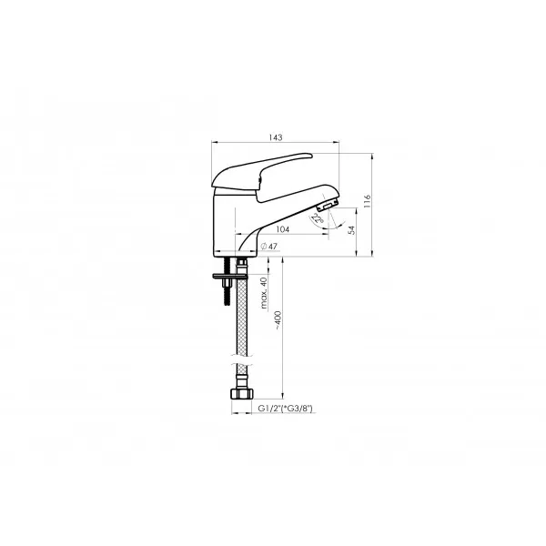Baterija za umivaonik Star P18 