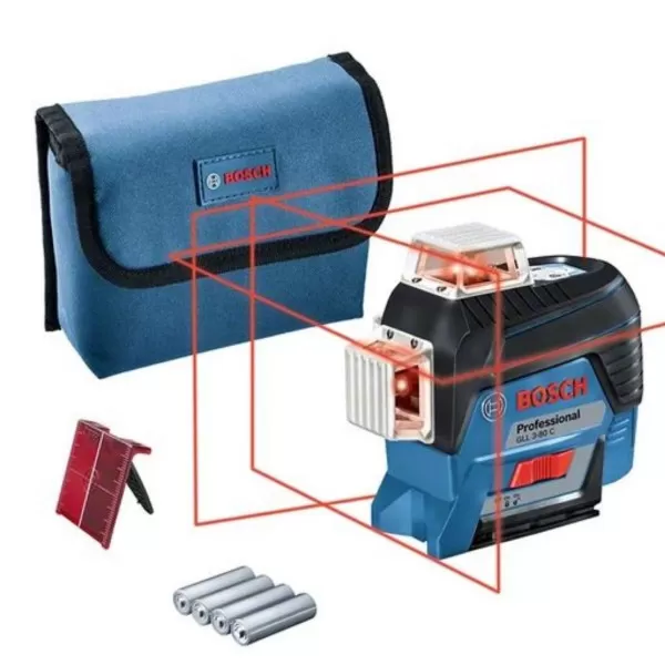 BOSCH laserski nivelir GLL 3-80 C set 