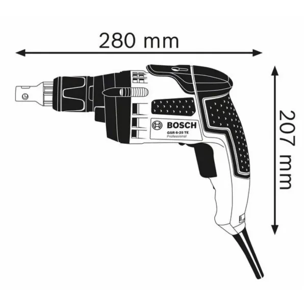 Bosch odvijač za suhu gradnju GSR 6-25 TE 