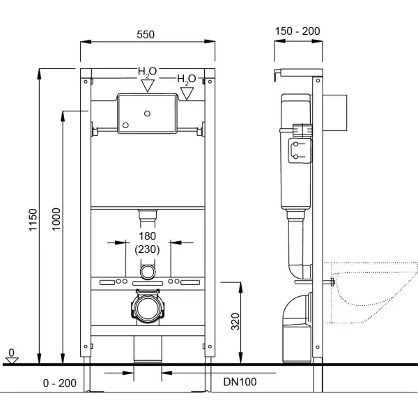 LIV ugradni vodokotlić FIX WC 9012 – Jog 