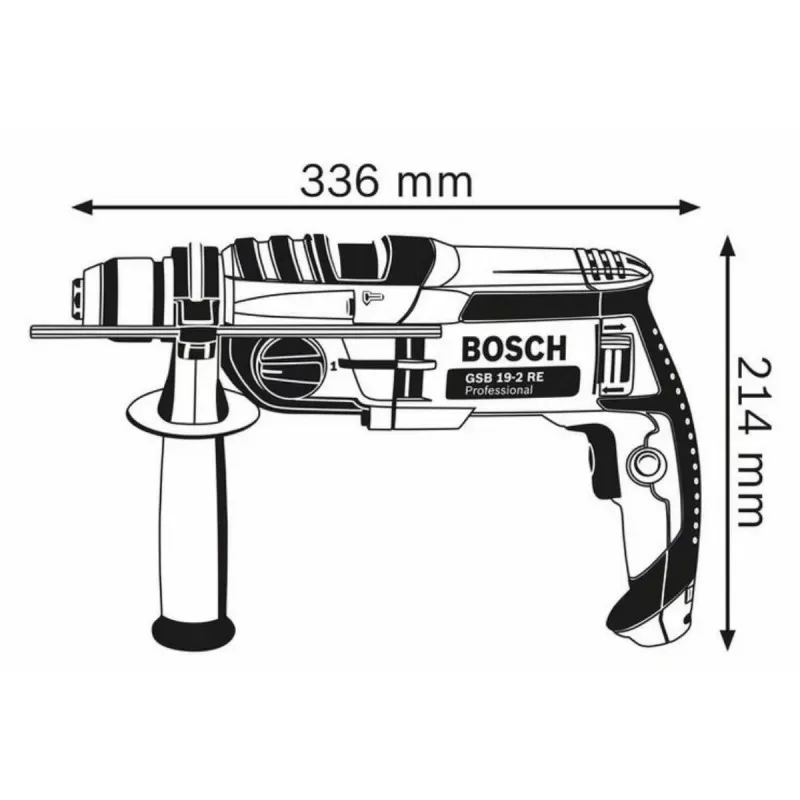 Bosch udarna bušilica GSB 19-2 RE 