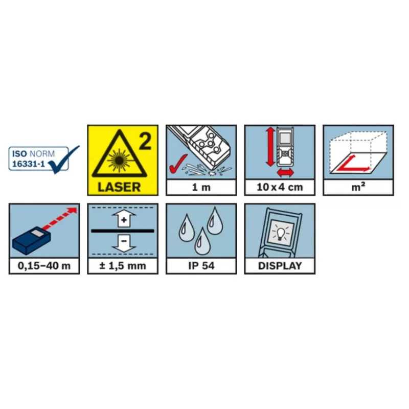 BOSCH laserski daljinomjer GLM 40 