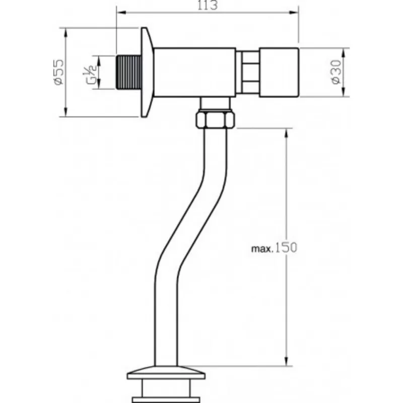 Ventil za pisoar 2452950 