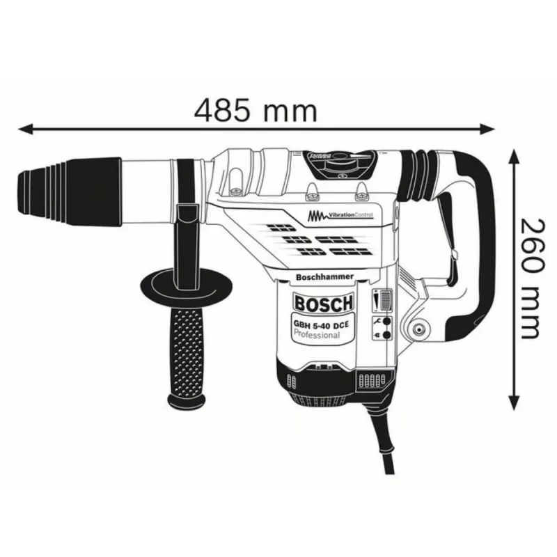 Bosch čekić bušilica GBH 5-40 DCE Professional 