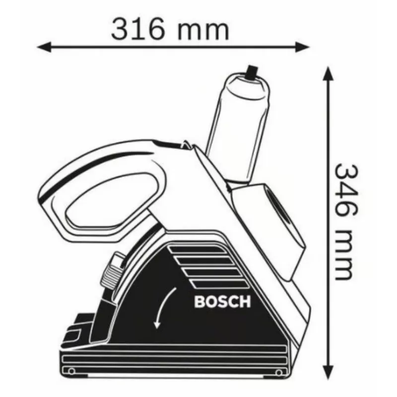 BOSCH Glodalica za utore GNF 35 CA 