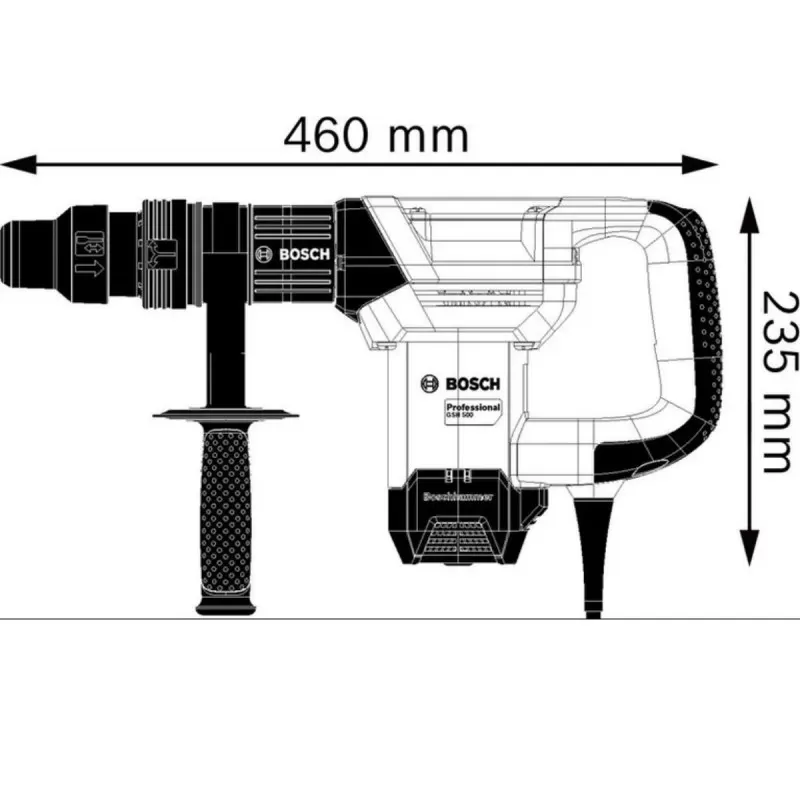 BOSCH udarni čekić GSH 500 